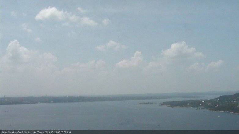 Lake Travis webcam, May 19, 2019 1:30 PM CT
