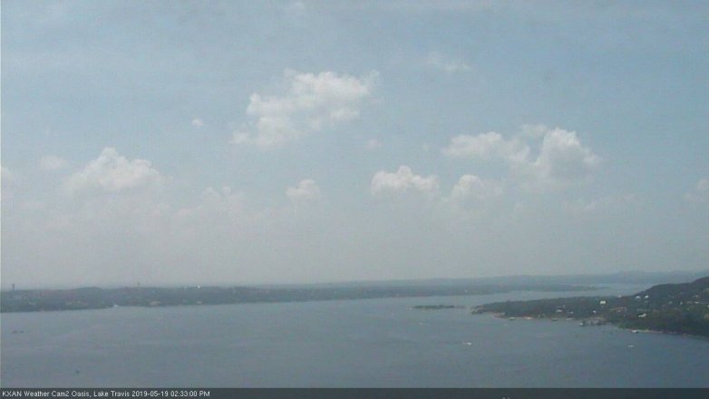 Lake Travis webcam, May 19, 2019 1:35 PM CT