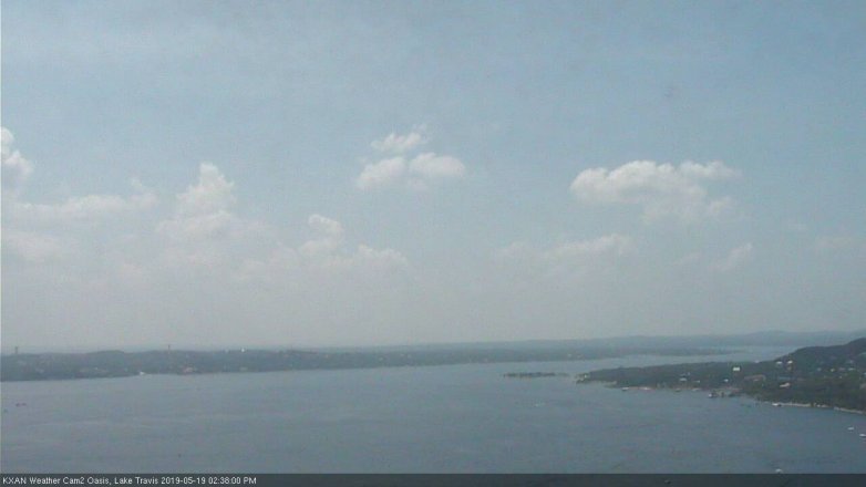 Lake Travis webcam, May 19, 2019 1:40 PM CT