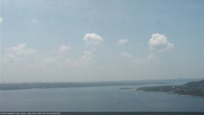 Lake Travis webcam, May 19, 2019 1:45 PM CT