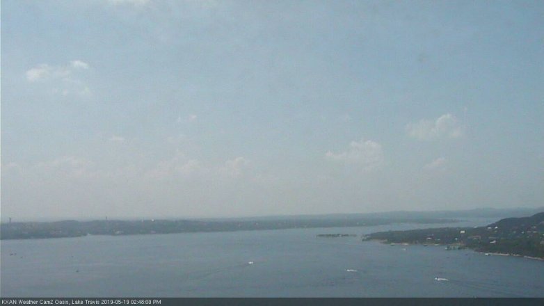 Lake Travis webcam, May 19, 2019 1:50 PM CT