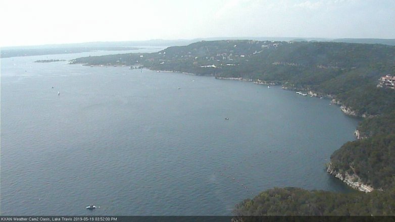Lake Travis webcam, May 19, 2019 2:55 PM CT