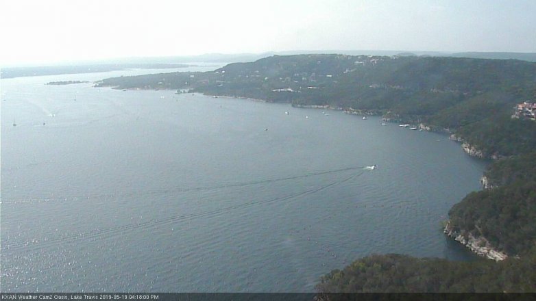 Lake Travis webcam, May 19, 2019 3:20 PM CT