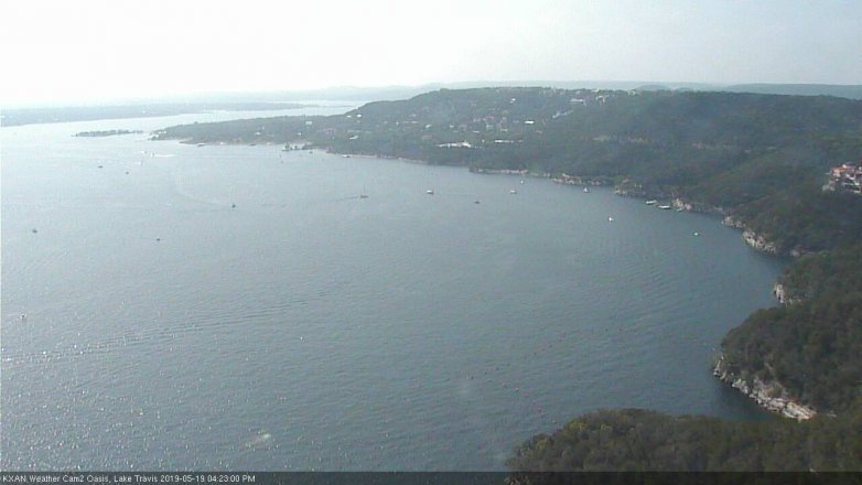 Lake Travis webcam, May 19, 2019 3:25 PM CT