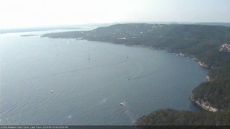 Lake Travis webcam, May 19, 2019 3:35 PM CT