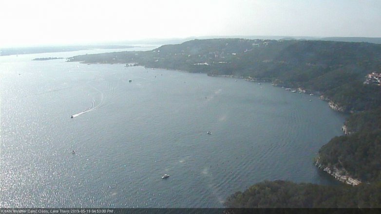 Lake Travis webcam, May 19, 2019 3:55 PM CT
