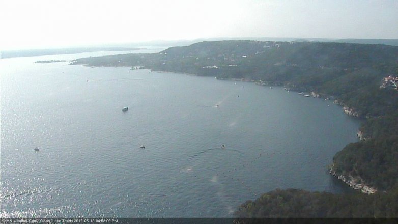 Lake Travis webcam, May 19, 2019 4:00 PM CT