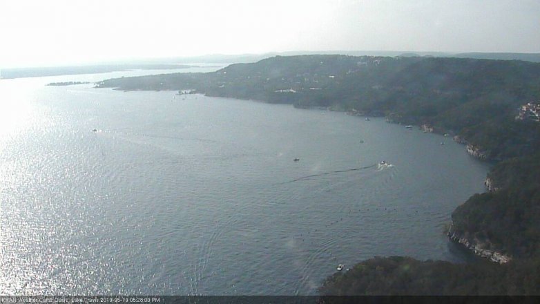 Lake Travis webcam, May 19, 2019 4:30 PM CT