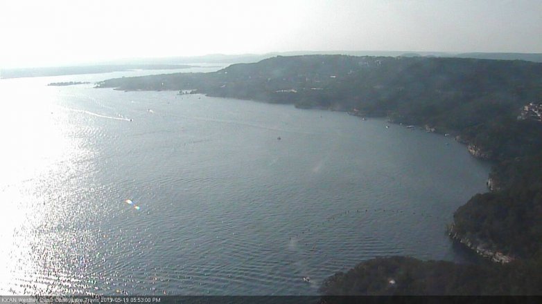 Lake Travis webcam, May 19, 2019 4:55 PM CT