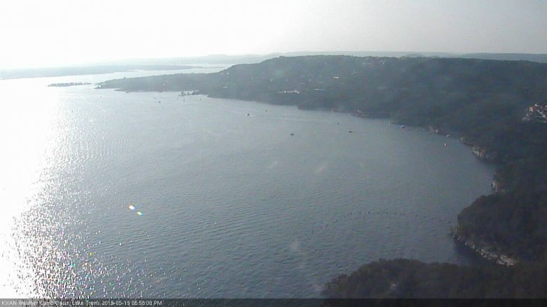 Lake Travis webcam, May 19, 2019 5:00 PM CT