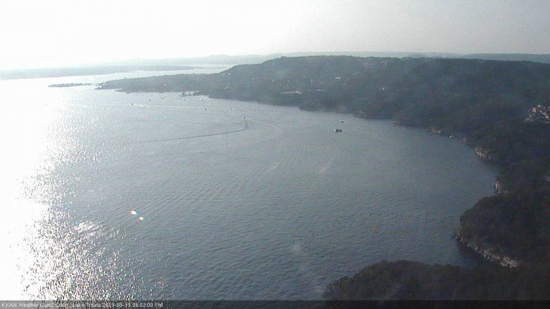 Lake Travis webcam, May 19, 2019 5:05 PM CT