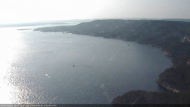 Lake Travis webcam, May 19, 2019 5:10 PM CT