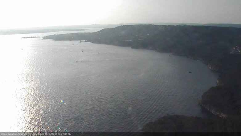 Lake Travis webcam, May 19, 2019 5:30 PM CT