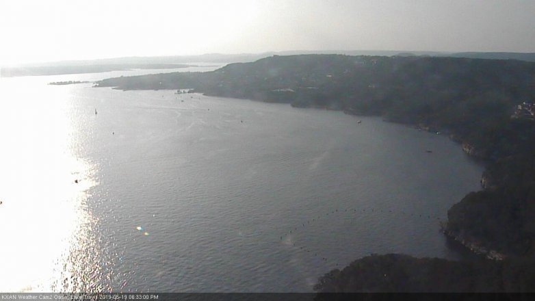 Lake Travis webcam, May 19, 2019 5:35 PM CT