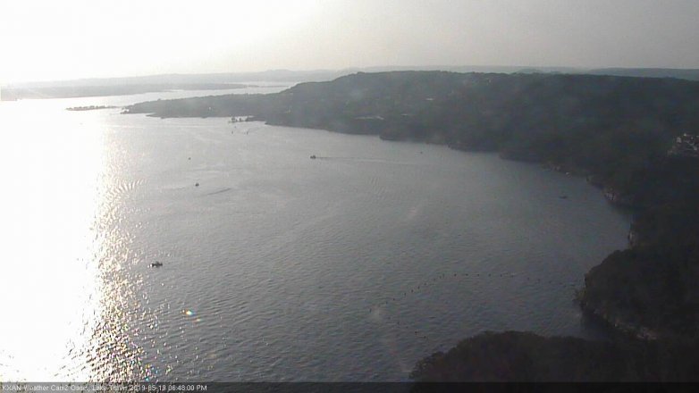 Lake Travis webcam, May 19, 2019 5:50 PM CT