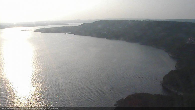 Lake Travis webcam, May 19, 2019 6:20 PM CT