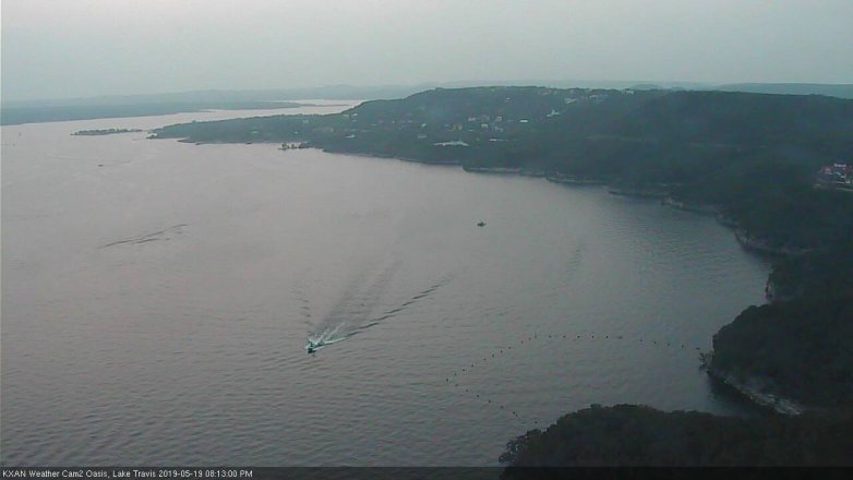 Lake Travis webcam, May 19, 2019 7:15 PM CT