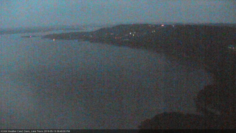 Lake Travis webcam, May 19, 2019 7:50 PM CT