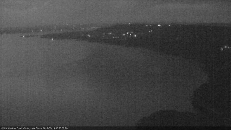 Lake Travis webcam, May 19, 2019 7:55 PM CT