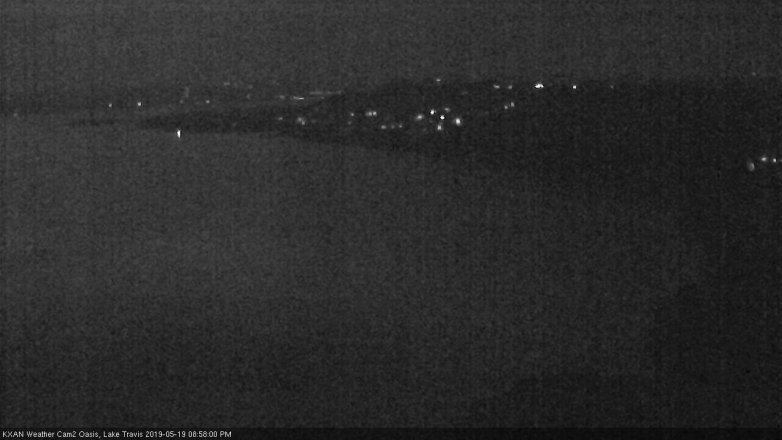 Lake Travis webcam, May 19, 2019 8:00 PM CT