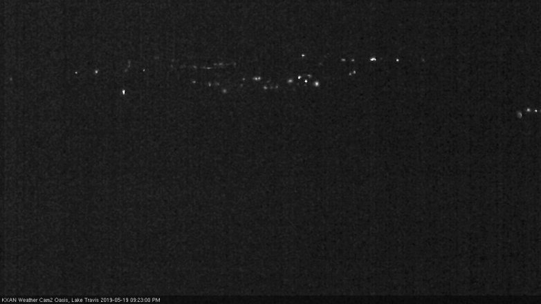 Lake Travis webcam, May 19, 2019 8:25 PM CT