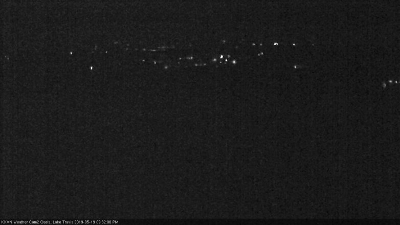 Lake Travis webcam, May 19, 2019 8:35 PM CT