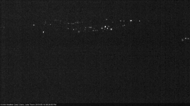 Lake Travis webcam, May 19, 2019 8:40 PM CT