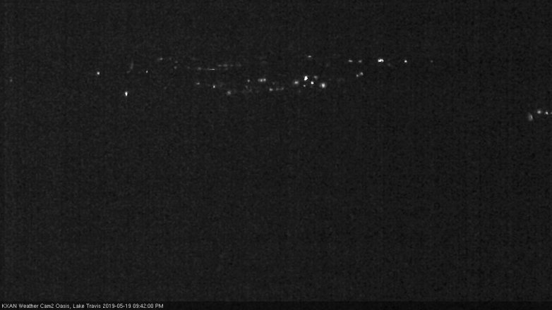 Lake Travis webcam, May 19, 2019 8:45 PM CT