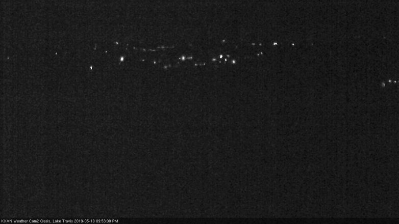 Lake Travis webcam, May 19, 2019 8:55 PM CT