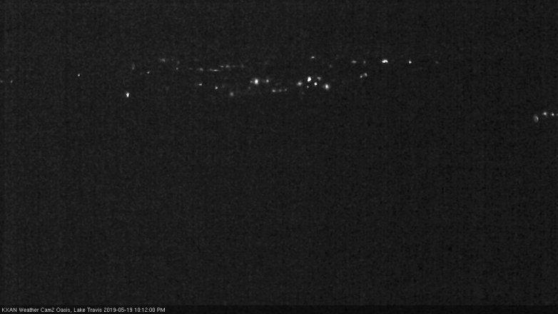 Lake Travis webcam, May 19, 2019 9:15 PM CT