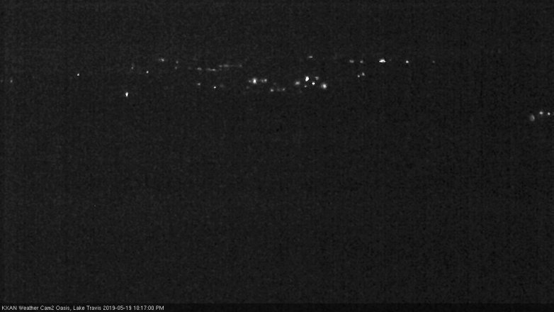 Lake Travis webcam, May 19, 2019 9:20 PM CT
