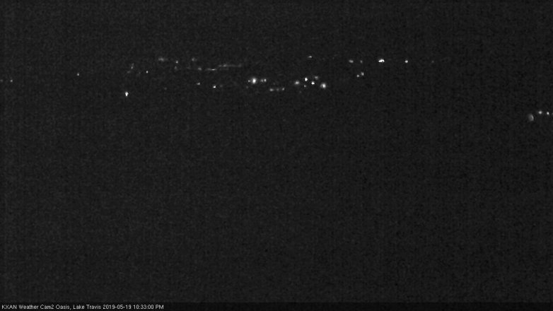Lake Travis webcam, May 19, 2019 9:35 PM CT