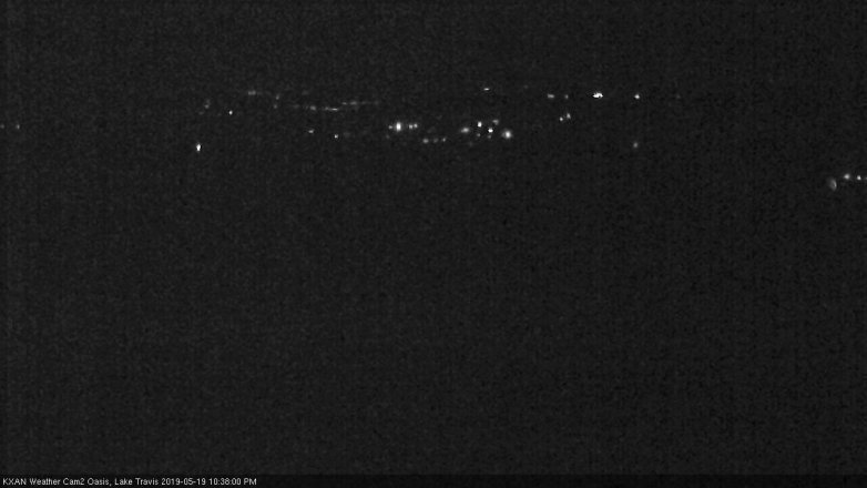 Lake Travis webcam, May 19, 2019 9:40 PM CT