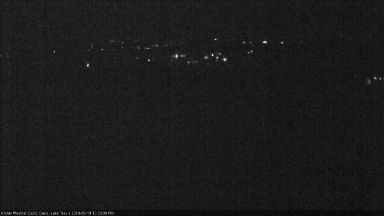 Lake Travis webcam, May 19, 2019 9:55 PM CT