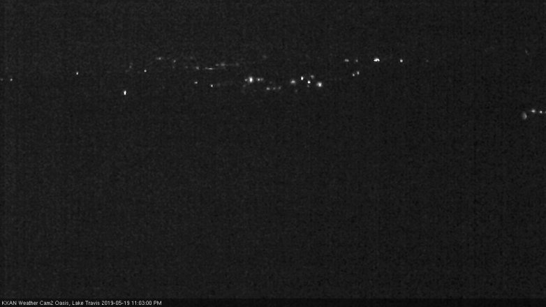Lake Travis webcam, May 19, 2019 10:05 PM CT