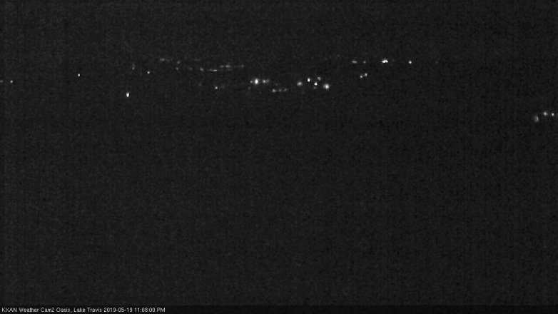 Lake Travis webcam, May 19, 2019 10:10 PM CT