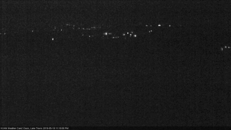 Lake Travis webcam, May 19, 2019 10:20 PM CT