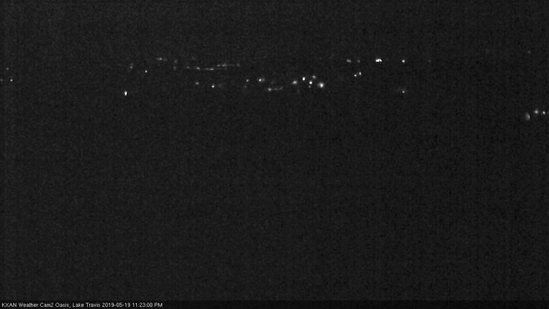 Lake Travis webcam, May 19, 2019 10:25 PM CT