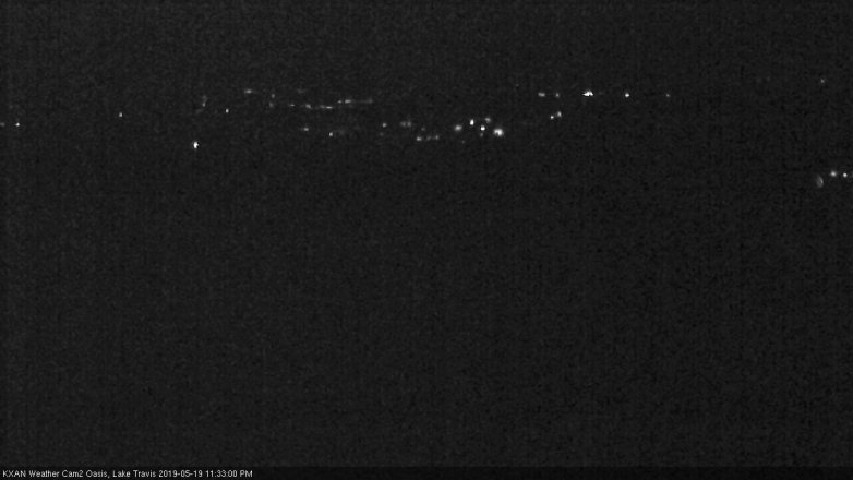 Lake Travis webcam, May 19, 2019 10:35 PM CT