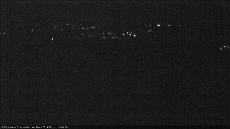 Lake Travis webcam, May 19, 2019 10:40 PM CT