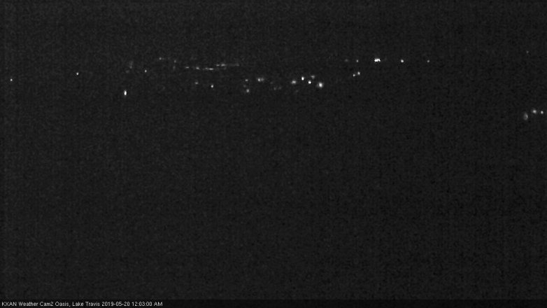 Lake Travis webcam, May 19, 2019 11:05 PM CT