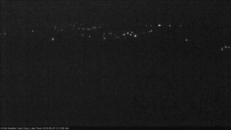 Lake Travis webcam, May 19, 2019 11:15 PM CT