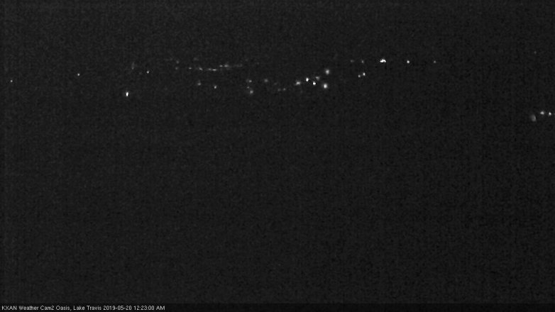 Lake Travis webcam, May 19, 2019 11:25 PM CT