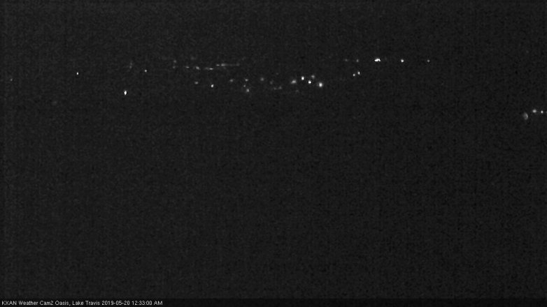 Lake Travis webcam, May 19, 2019 11:35 PM CT