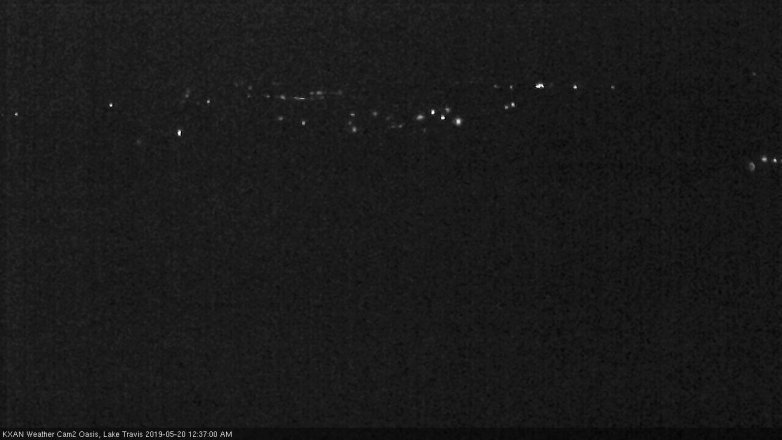 Lake Travis webcam, May 19, 2019 11:40 PM CT