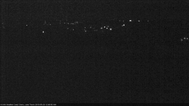 Lake Travis webcam, May 19, 2019 11:50 PM CT