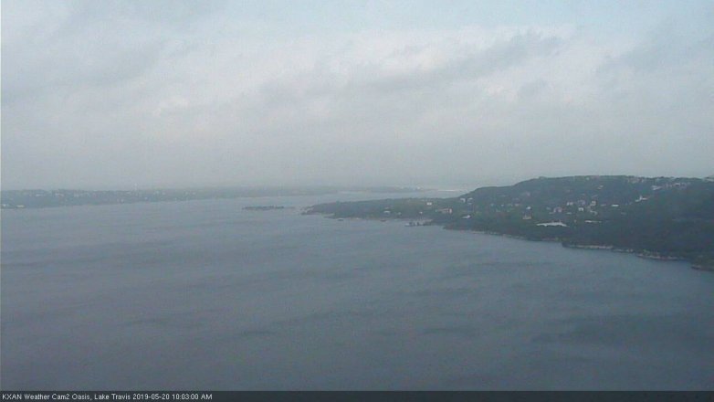 Lake Travis webcam, May 20, 2019 9:05 AM CT