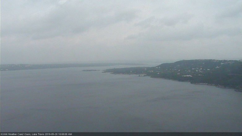 Lake Travis webcam, May 20, 2019 9:10 AM CT