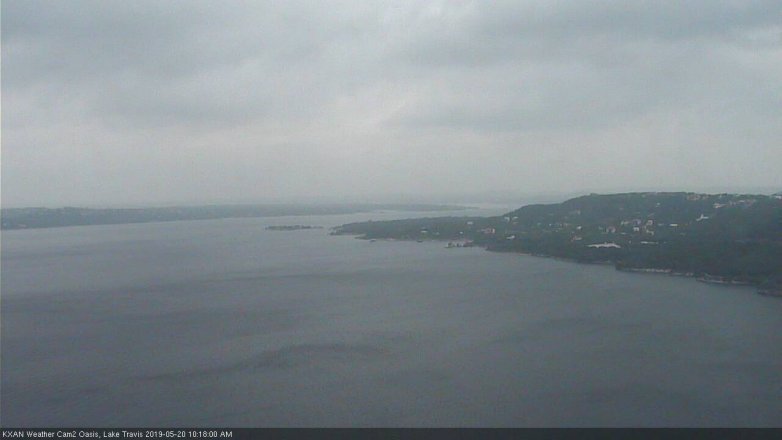 Lake Travis webcam, May 20, 2019 9:20 AM CT