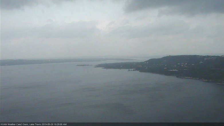 Lake Travis webcam, May 20, 2019 9:30 AM CT